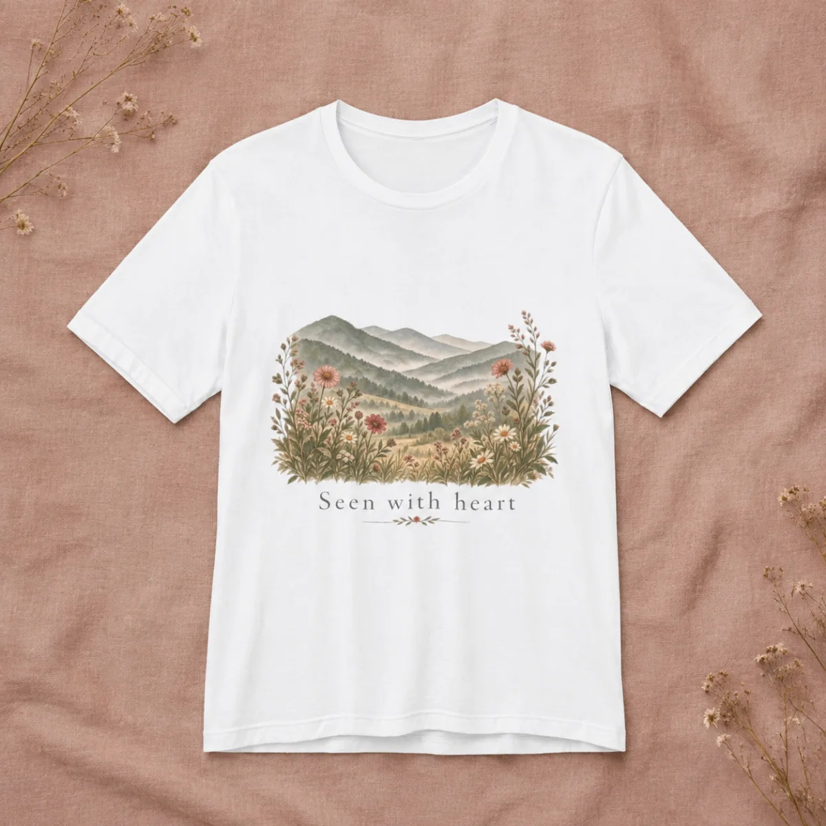 Seen With Heart Foothills Tee | Appalachian Mountain Shirt