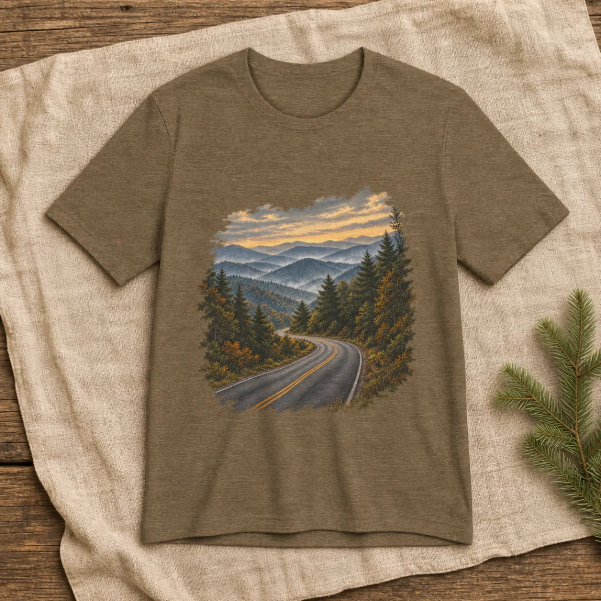 Smoky Mountains Scenic Drive Tee | East Tennessee Shirt