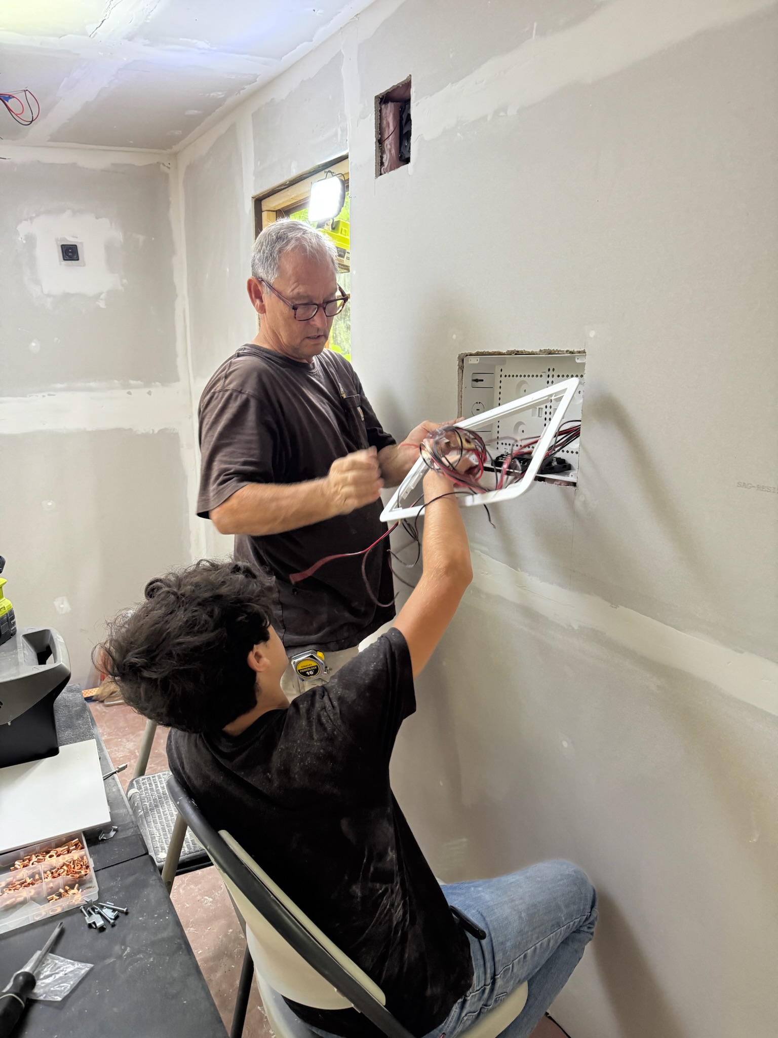 Putting in Electrical